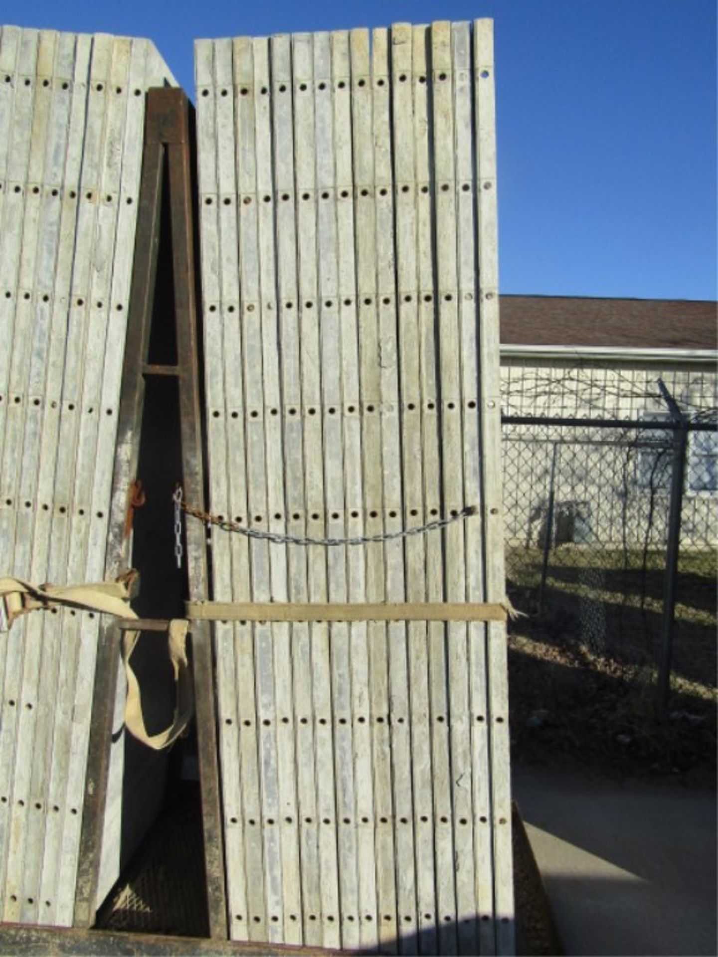 (15) 36" x 9' Western Concrete Forms, Smooth 6-12 Hole Pattern Single Punch/Gasket Attached - Image 2 of 3