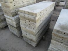 (17) 16" x 4' Western Concrete Forms, Smooth 6-12 Hole Pattern
