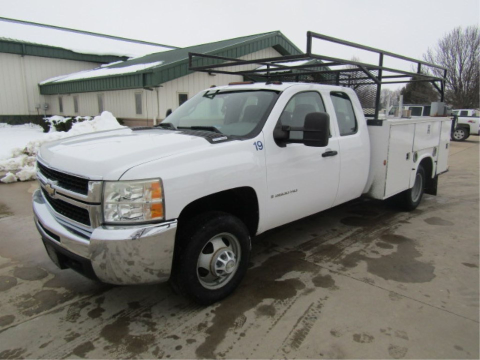 2008 Chevy Silverado K3500HD Crew Cab Utility 4x4, Truck, Vin # 1GBJK39628E217401, Allison Automatic