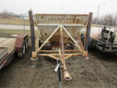 Hopper Trailer 9' x 5'9" Hopper, 5' Legs with Pintail Hitch, additional $25.00 title fee