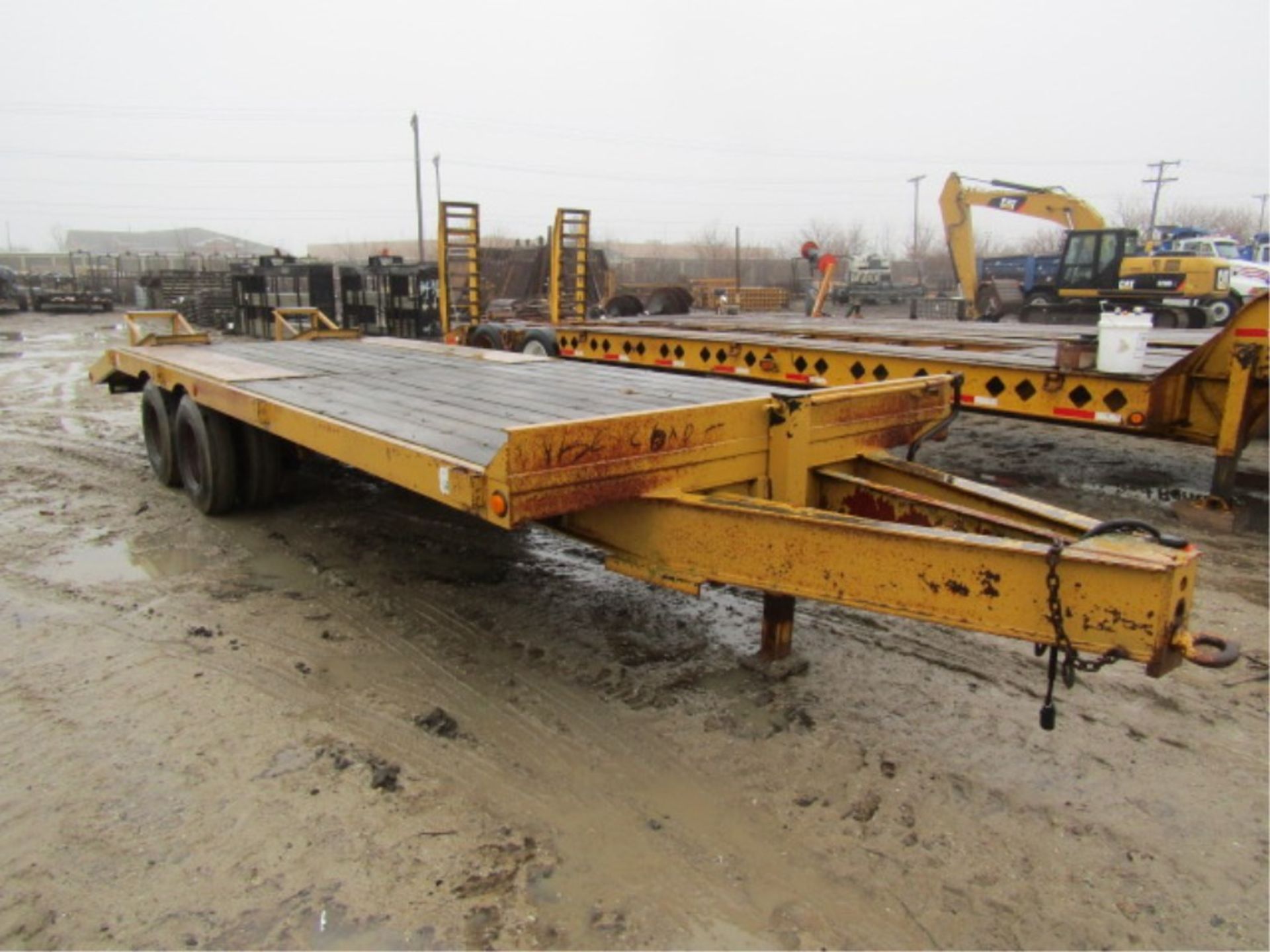 '01 Vactec Deck Over Trailer, Vin#VBT1101C002, 14,000# with ramps, additional $25.00 title fee