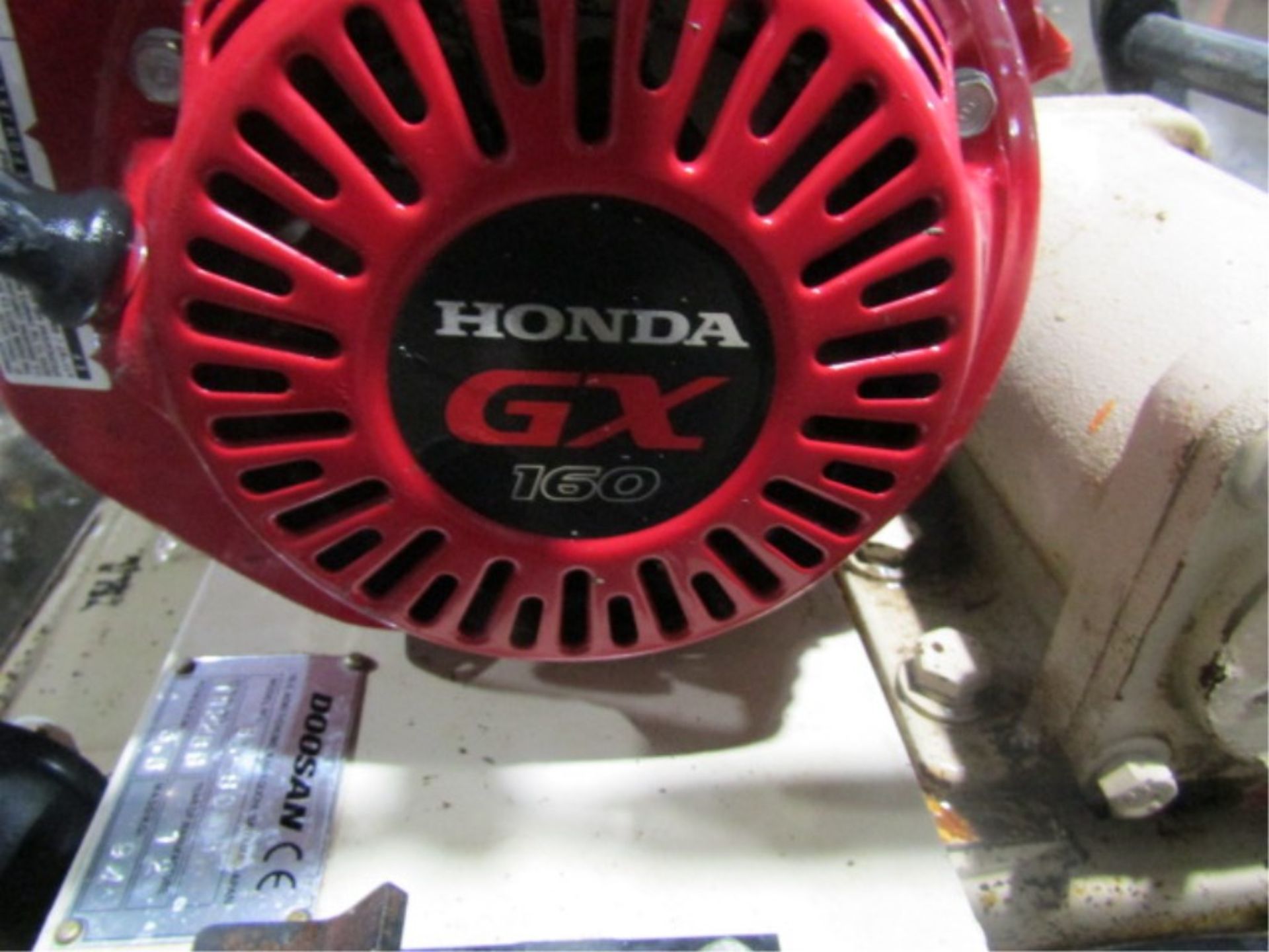2012 Doqsan Model BX-80WH Plate Compactor, Honda GX160 Motor, Serial # 2269 - Image 3 of 5