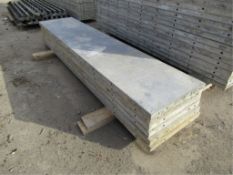 (6) 24" x 9' Wall-Ties Laydowns Concrete Forms, Smooth 6-12 Hole Pattern