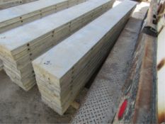 (10) 10" x 8' Western Concrete Forms, Smooth 6-12 Hole Pattern