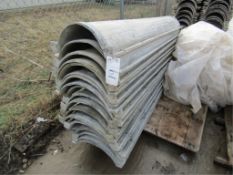 (19) 7'2" x 14" Aluminum Columns Wall-Ties, Concrete Forms