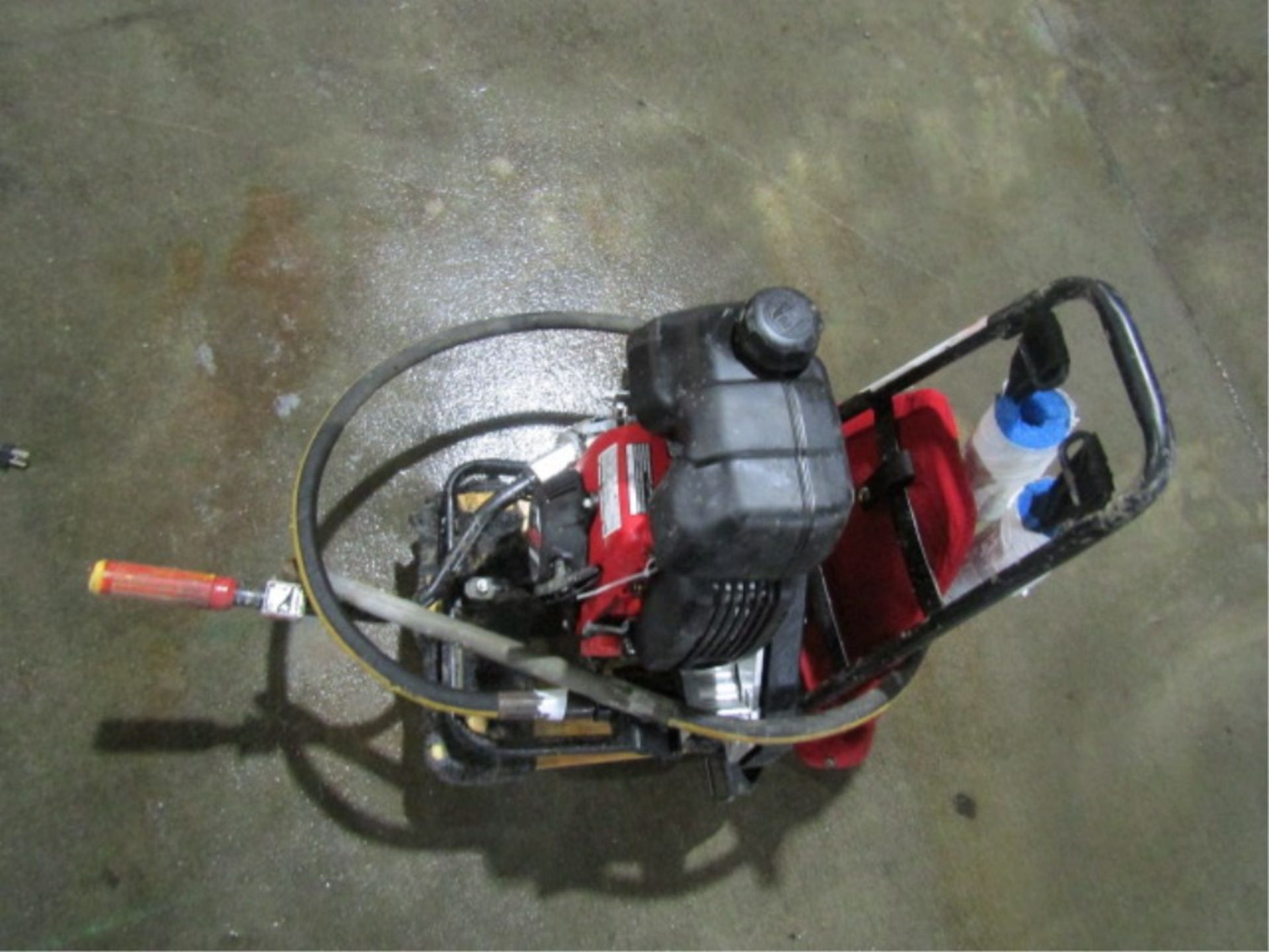 Allen Back-Pack Vibrator 39284, Honda Gas Motor, With Cart, Serial #AH4162496