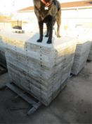 (20) 36" x 4' Western Laydown Concrete Forms, Smooth 6-12 Hole Pattern