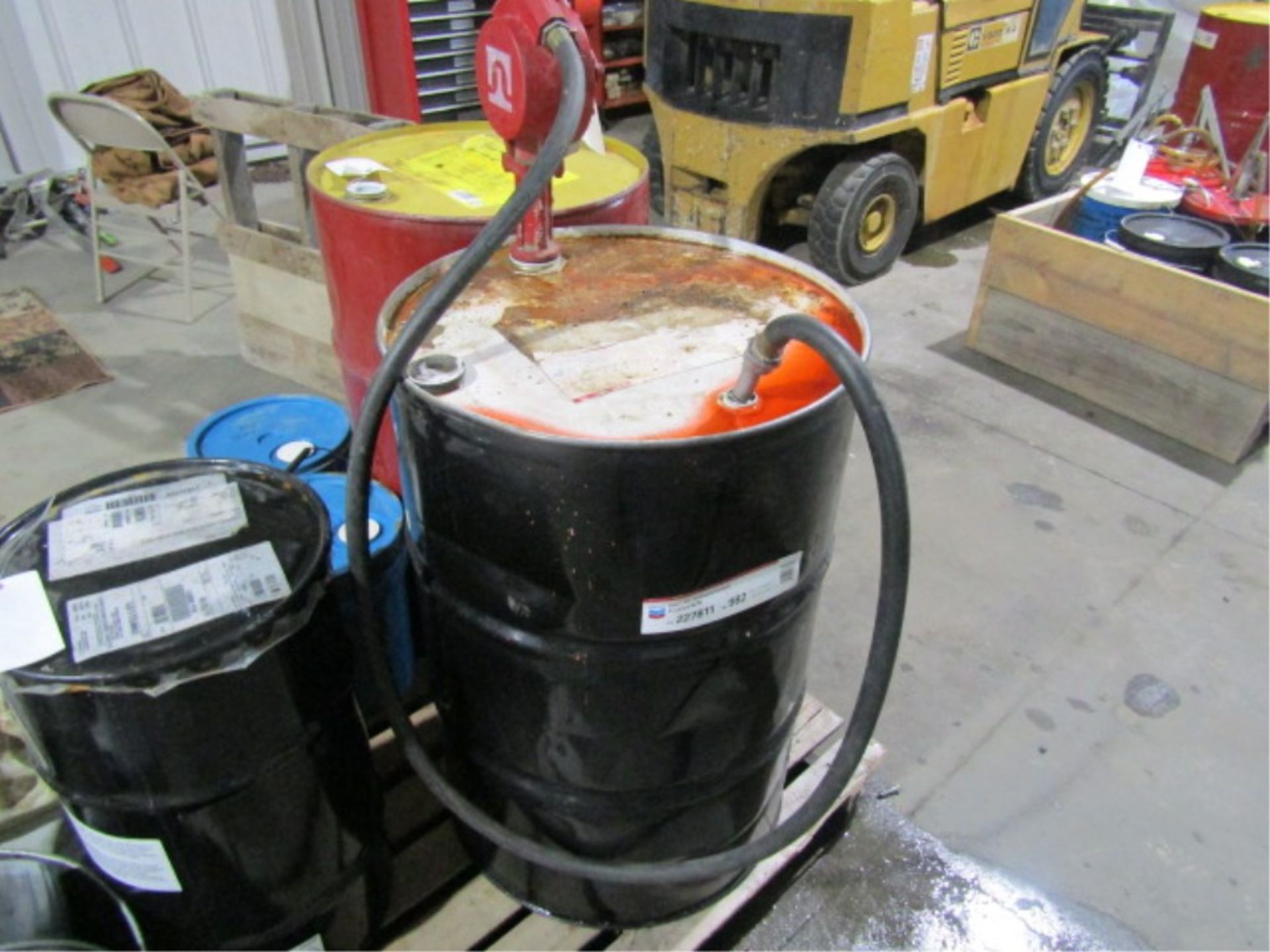 55 gal Chevron FLC Antifreeze/Coolant 50/50, with Hand Pump