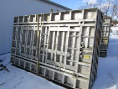 (30) 6' x 10' - 2008 B.E.P. Aluminum Gang Forms, 6-12 Hold Pattern, .190 Aluminum Smooth, Located in