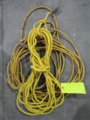 (2) 110 Extension Cords - Yellow