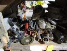 Shelf of Truck Parts