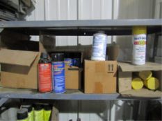 Complete Rack of Misc -Paint, Lube, Paint, Maxi-Lube, Dylek, Thread Eye Ultra & Miscellaneous