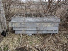 (4) Aluminum Window Boxes 6' 6" x 4'