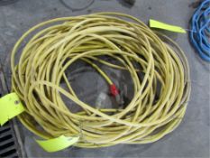 (2) 110 Extension Cords - Yellow & Blue