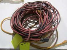 (2) 110 Extension Cords - Yellow & Red