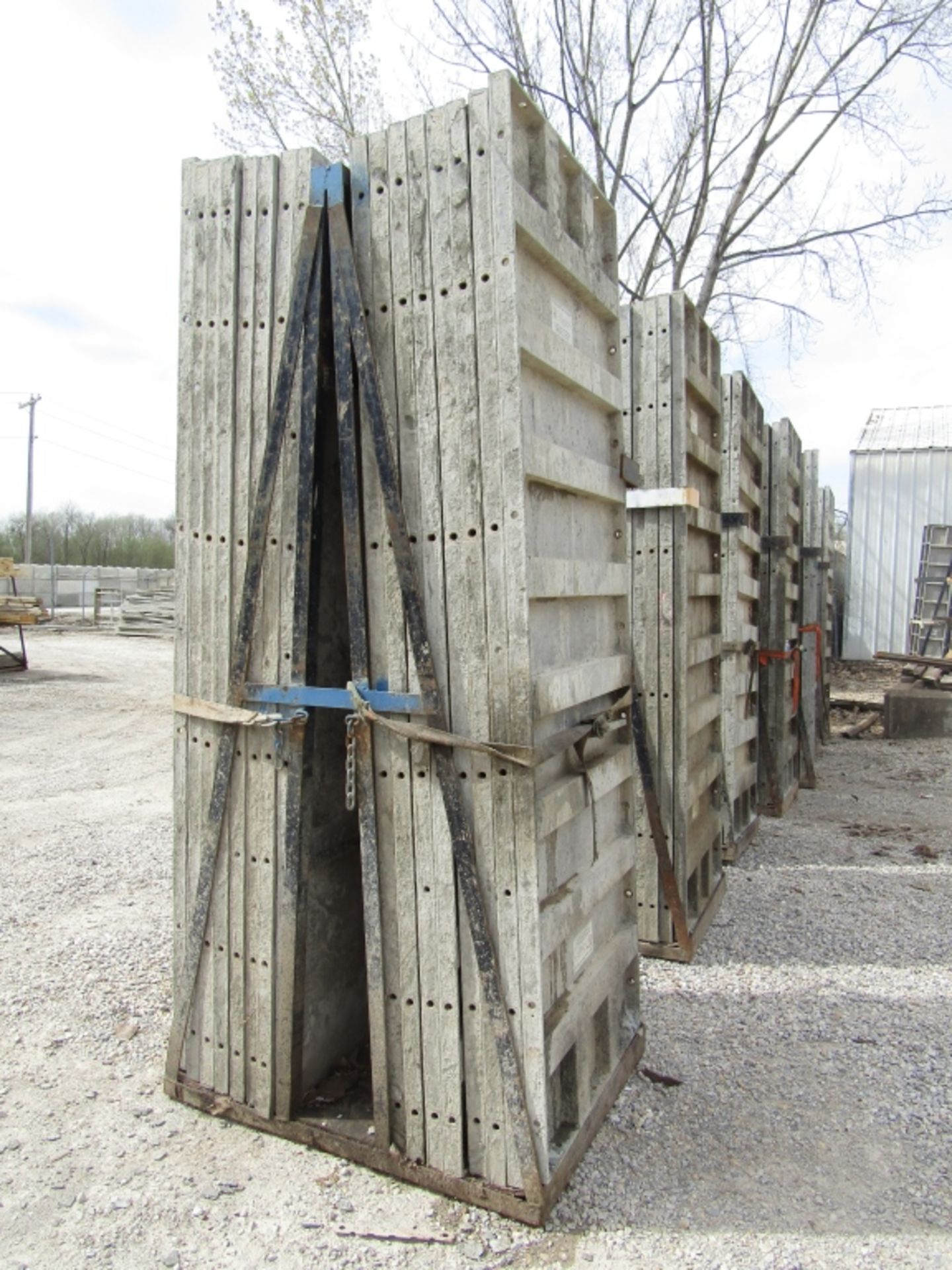 (16) 36"x 9' Durand, Western Precise Concrete Form, Smooth 6-12 Hole Pattern, Located in Wildwood,