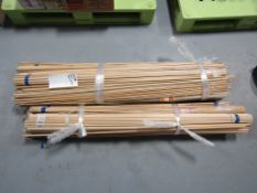 (2) Bundles of Wooden Dowels, Located in Mt. Pleasant, IA