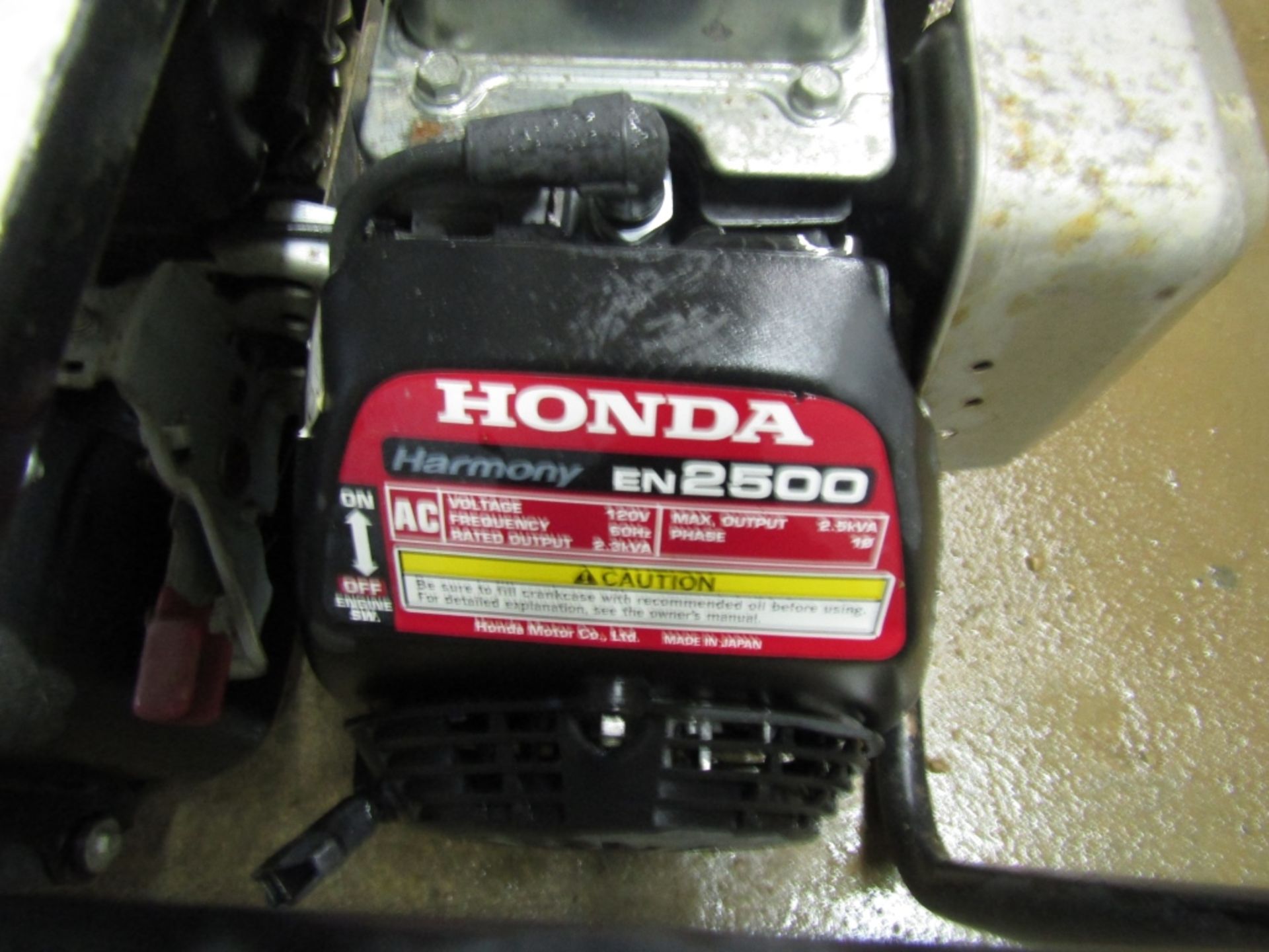 Harmony EN2500 Generator, Honda Motor, Located in Cedar Rapids, IA - Image 2 of 4