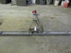 10' Screed, Single Handle, Honda 4 Stork Motor, Located in Cedar Rapids, IA