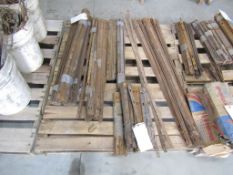 Pallet of Assorted Size Flat Ties, Located in Hopkinton, IA