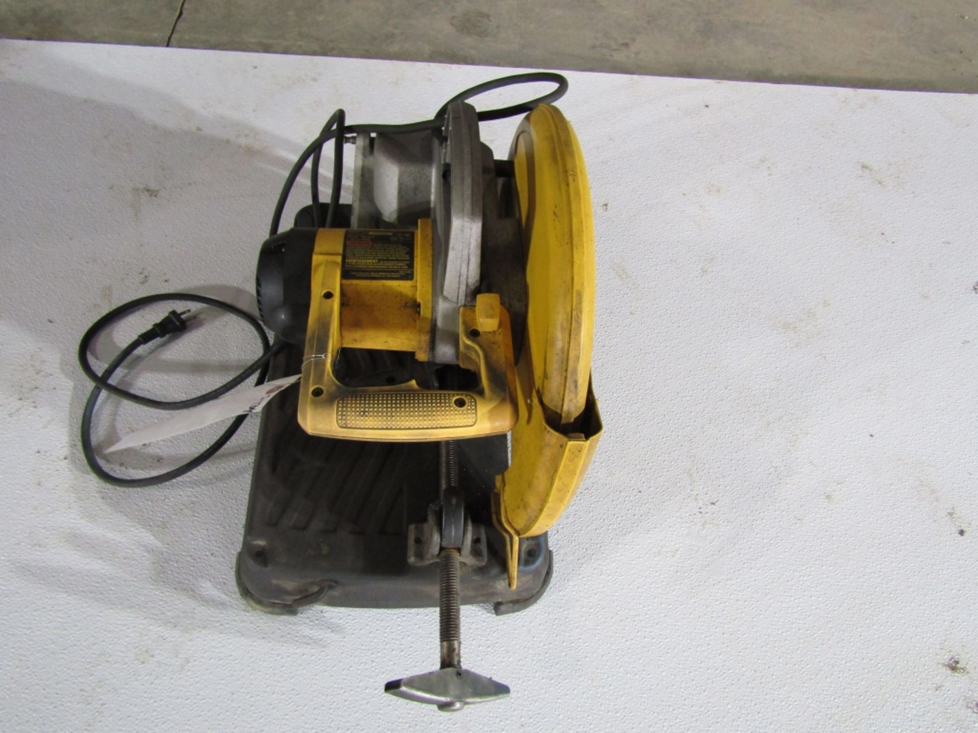 DeWalt Chop Saw, Model # DW371, Serial # 729085, Located in Hopkinton, IA