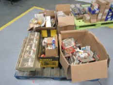 Pallet of Assorted Hardware, Located in Mt. Pleasant, IA