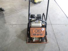 M-B-W GP2000 Plate Compactor, Model 2000, Serial # 2064658, Honda GX160 Motor, Located in Hopkinton,