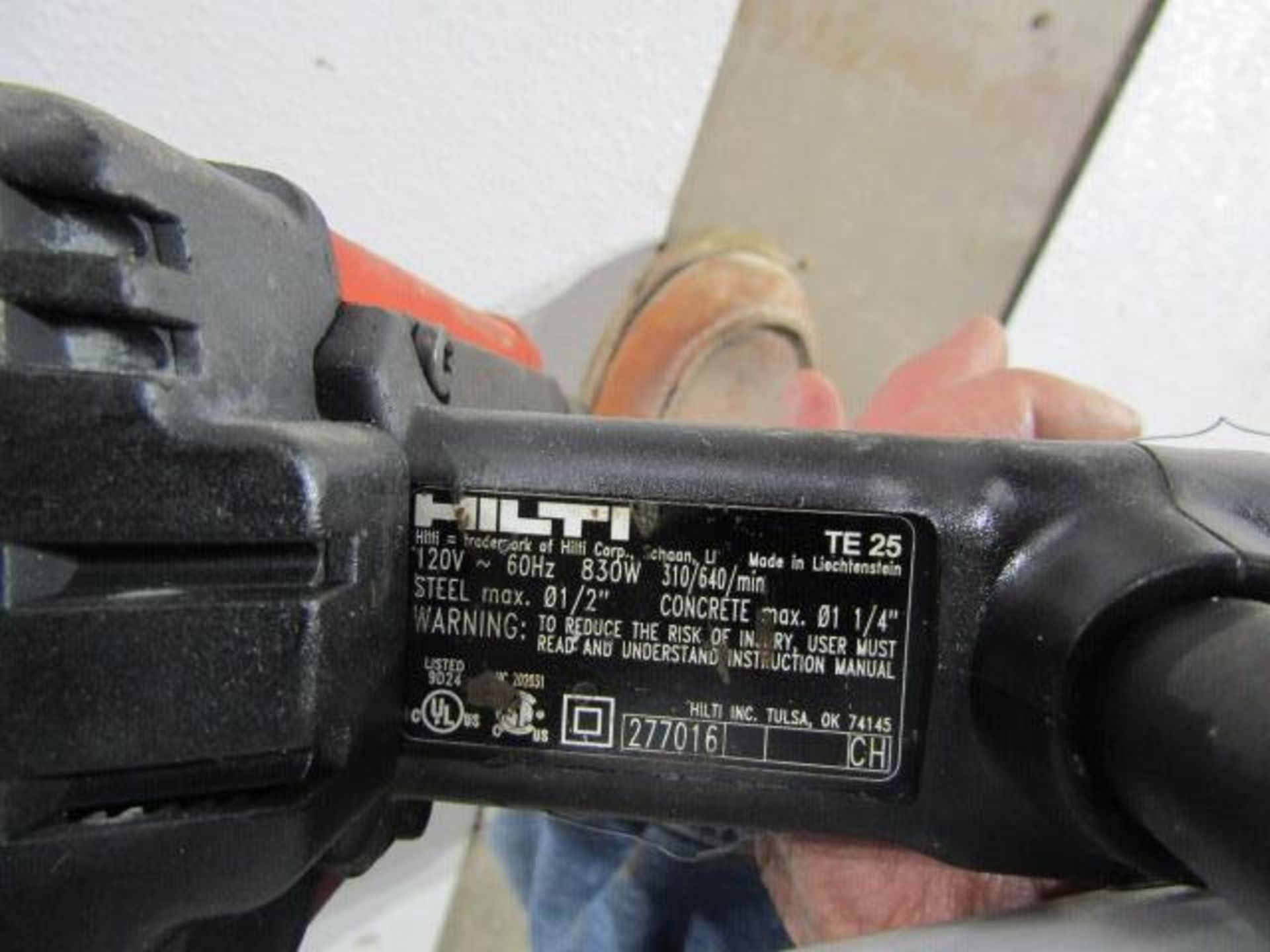 Hilti TE-25 Hammer Drill, Located in Hopkinton, IA - Image 2 of 2