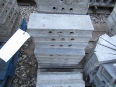 (5) 6"; (3) 4"x1' Wall-Tie Aluminum Concrete Forms Smooth 6-12 Hole Pattern