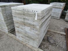 (20) 36"x4' Wall-Tie Aluminum Concrete Forms Vertibrick 6-12 Hole Pattern
