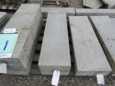(5) 14"x4' Wall-Tie Aluminum Concrete Forms Smooth 6-12 Hole Pattern