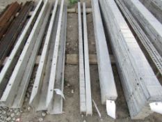 (2) 2"x8' Symons/Wall-Tie Aluminum Concrete Forms (1) Vertibrick & (1) Smooth 6-12 Hole Pattern