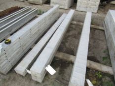 (5) 6"x8' Symons/Wall-Tie Aluminum Concrete Forms Smooth 6-12 Hole Pattern