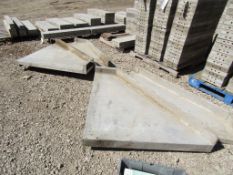 (4) Stoops Wall-Tie Aluminum Concrete Forms Smooth