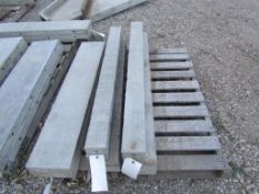 (2) 6" & (2)4"x4' Wall-Tie Aluminum Concrete Forms Smooth 6-12 Hole Pattern