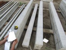 (3) 6"x8' Symons/Wall-Tie Aluminum Concrete Forms (1) 6" Vertibrick; (1) 6" Smooth 6-12 Hole Pattern