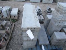 (2) 6"x6" & (2) 4"x6"x1' ISC Wall-Tie Aluminum Concrete Forms, Smooth