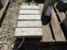 (10) 4"x4"x1' ISC Wall-Tie Aluminum Concrete Forms Vertibrick 6-12 Hole Pattern