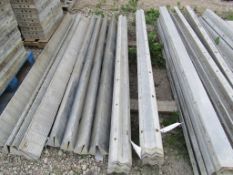(11) 8' Ws Symons/Wall-Tie Aluminum Concrete Forms Smooth 6-12 Hole Pattern