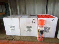 (3) Boxes Seymour Marker Orange Fluorescent Paint