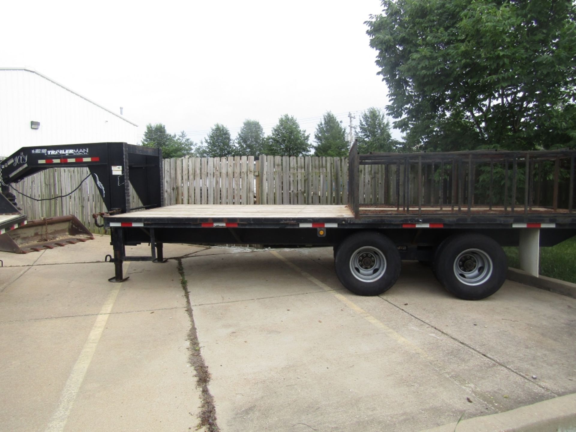 2005 Trailer Man Gooseneck Form Trailer, VIN# 5L3EY20215L000667, Wood Deck, Dual Axle, 20000# - Image 2 of 6