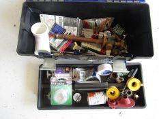 Toolbox of Assorted Plumbing & Solder