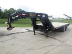 2005 Load Max Gooseneck Trailer, VIN # 5L8GF202851000671, Wood Deck, Dual Axle, 20000#