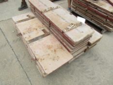 (10) 13" x 4', (5) 15" x 4', (5) 11" x 4' Advance Concrete Forms, 2-Bar System