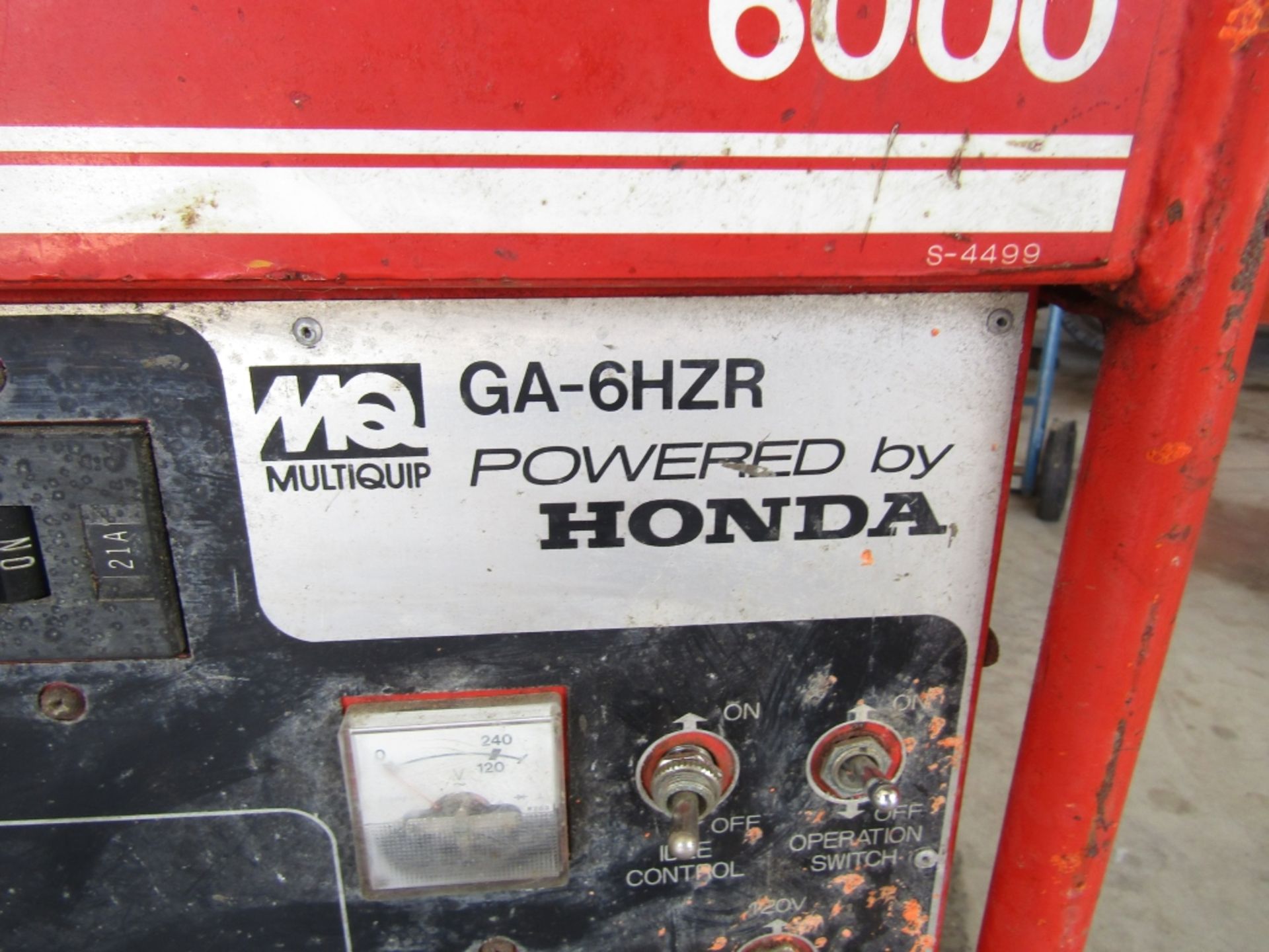 6000 Generator 11hp Honda Motor