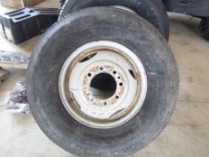 Hercules Trailer Tire & Rim, ST235/85R16, 128/124L 8 Bolt Rim