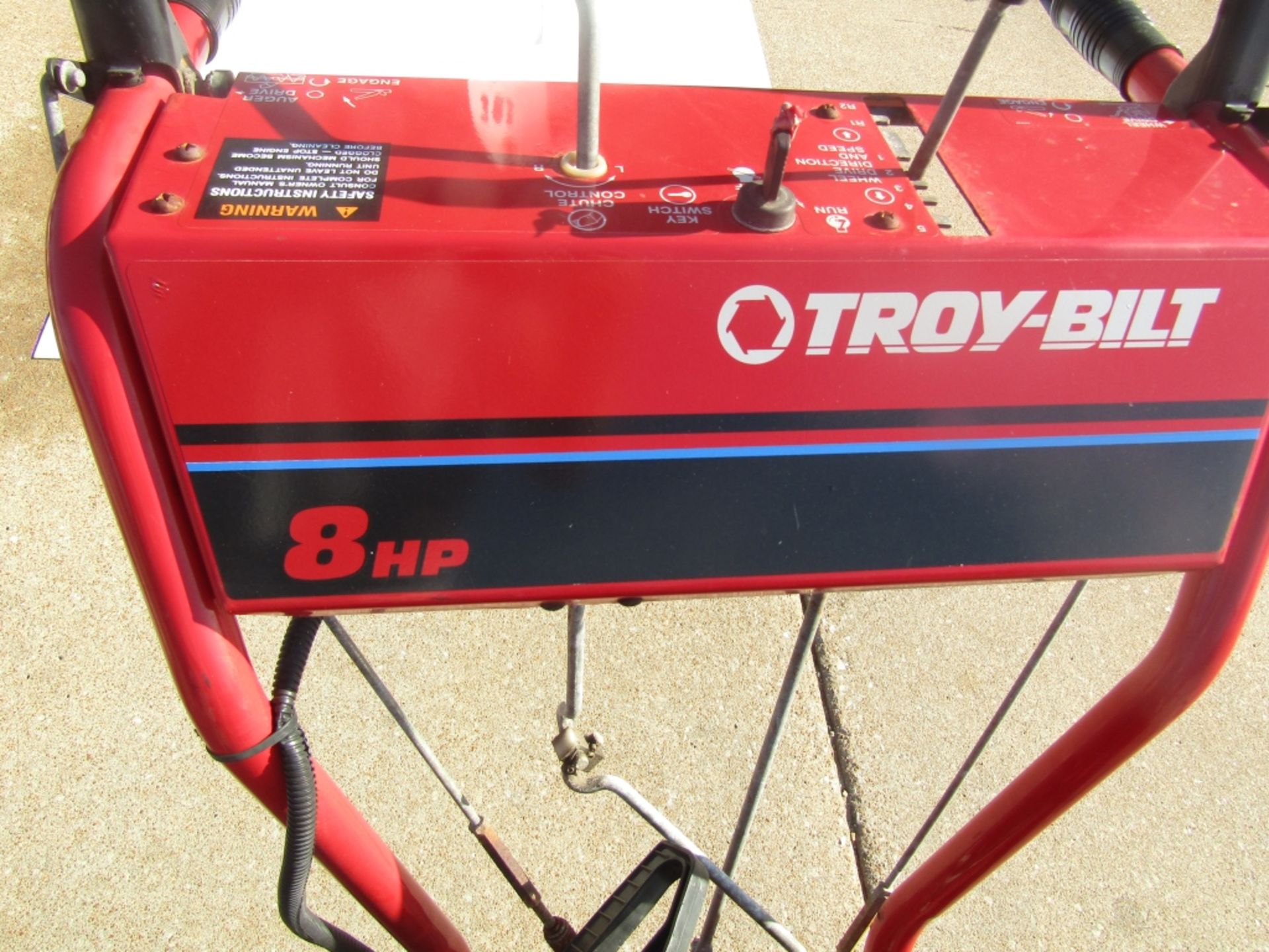 Troy-Bilt 8 HP Snow Blower, Model #42010 Serial #420100210251, Tecumseh 8.0 HP Motor - Image 2 of 6