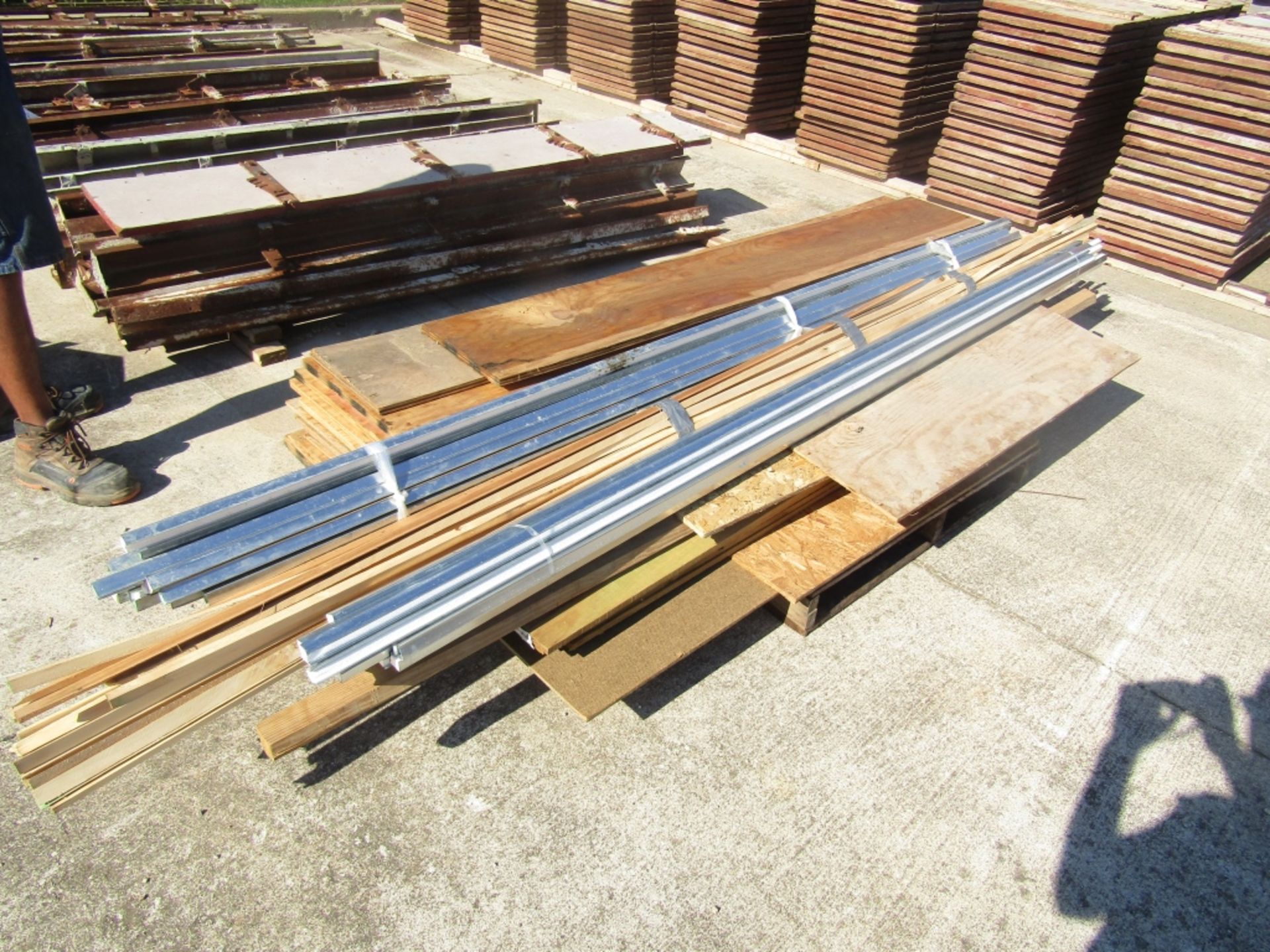 Pallet of Plywood & Miscellaneous