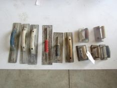 (11) Assorted Concrete Finishing Tools