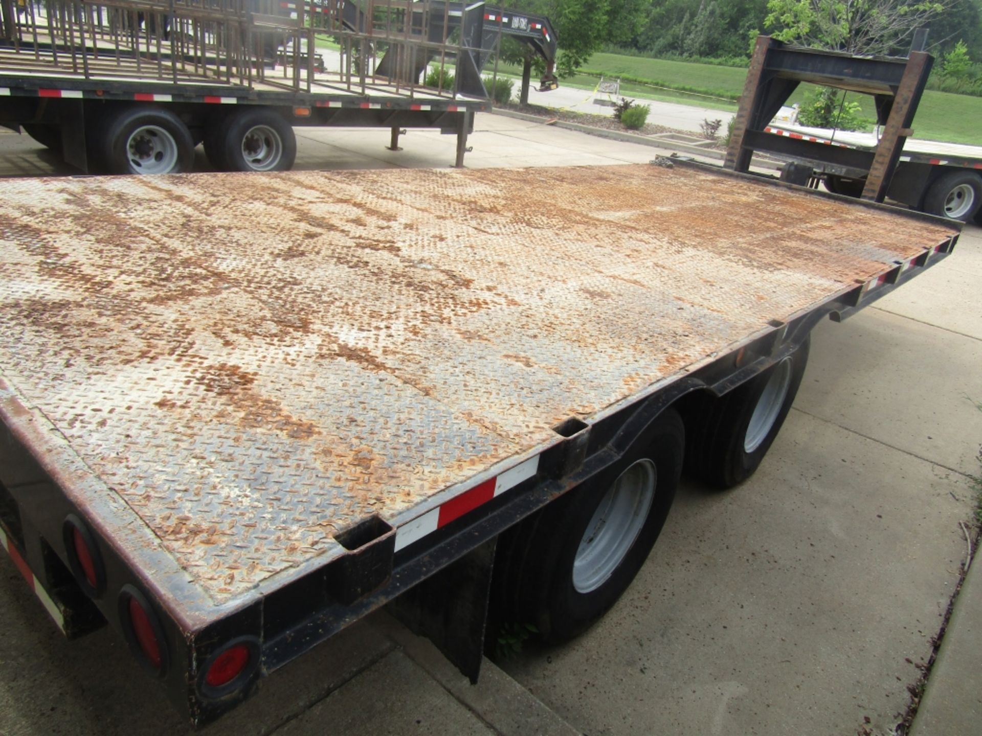 1997 Brooks Brothers Gooseneck Trailer VIN#1B9GS1929VM27411, 8'x19' Steel Deck, 20,000# Axle Size - Image 7 of 8